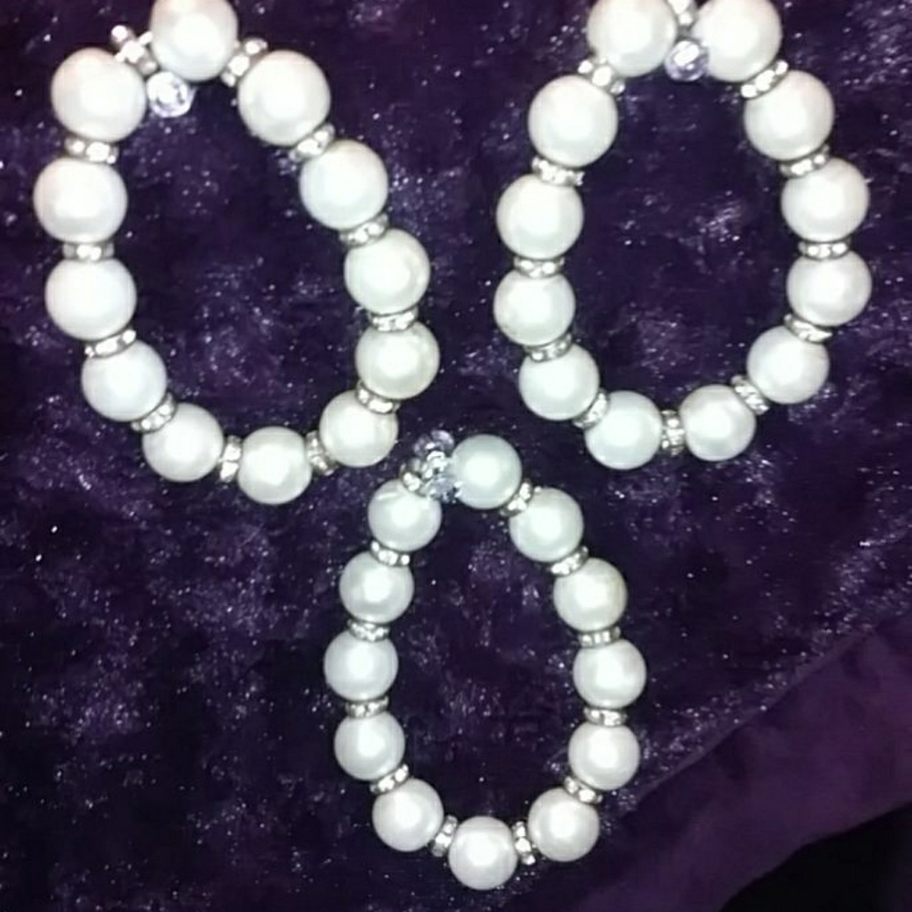Dress it up with 3 Pearl bracelets